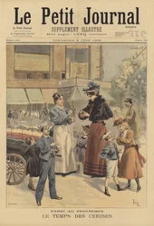 Parijs in de lente. Het kersenseizoen